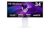 Bildschirm - 34" LG UltraGear 34GX90SA - 3440x1440 (UWQHD) - 240Hz - OLED - 65W USB-C - 34GX90SA-W