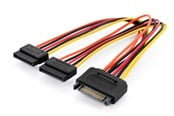 Stromkabel (Intern) - DIGITUS Internal SATA Y-power Supply Cable - AK-430405-003-M