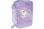 Schul-Zubehör - Tinka Federmäppchen dreifach Unicorn lila Cool School - 8-804710