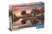 Puzzle - Clementoni Jigsaw Puzzle Zaanse Schans 1500 pcs. Boden - 31734