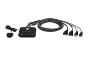 KVM Switches - ATEN CS22HF 2-Port USB FHD HDMI Cable KVM Switch - CS22HF-AT
