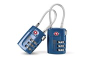 Freizeit & Reisen - Go Travel Kombikabel Twin Vorhängeschlösser TSA - 5016326102200