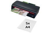 Laminierung - GBC 240 A4-Laminiergerät für das HomeOffice bis 125 Mikron, 2 Minunten Aufwärmzeit, 400mm/Min (45 Sek. pro Blatt), laminiert in Fotoqualität - 4410068EU