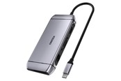 USB-Hubs - Choetech 9-in-1 4K HDMI 100W PD and USB 3.0 USB-C Hub Gray USB-Hubs - USB 3.0 - 9 - Grau - HUB-M15