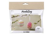 Kreativ-Spiele - Creativ Company Mini Hobby Set Modeling Egg with Beads 2 pcs. - 977662