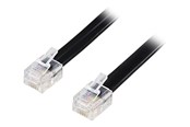 Netzwerk - Kabel - Deltaco phone cable - 2 m - black - Schwarz - 2m - DEL-159B