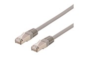 Netzwerk - Kabel - Deltaco STP-611AU - patch cable - 1.5 m - grey - Grau - 1meter - STP-611AU