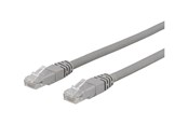 Netzwerk - Kabel - Deltaco patch cable - 1.5 m - grey - Grau - 1m - TP-611AU