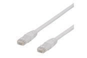 Netzwerk - Kabel - Deltaco TP-63VAU - patch cable - 3 m - white - Weiß - 3m - TP-63VAU