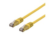 Netzwerk - Kabel - Deltaco SFTP-60GLAH - patch cable - 50 cm - yellow - Gelb - 0.5m - SFTP-60GLAH