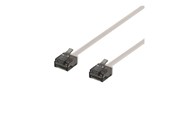 Netzwerk - Kabel - Deltaco patch cable - 30 cm - grey - Grau - 0.3 meter - UUTP-2000