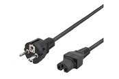 Stromkabel (Intern) - Deltaco - power cable - power CEE 7/7 to IEC 60320 C15 - 50 cm - DEL-117-50