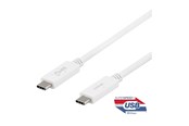 USB Kabel - Deltaco - USB-C cable - 24 pin USB-C to 24 pin USB-C - 1 m - USBC-1407M