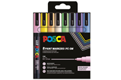 Utensilien zum Schreiben und Zeichnen - POSCA marker sæt PC-3M 8 ass. Pastel farver - 401660