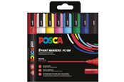 Utensilien zum Schreiben und Zeichnen - POSCA marker sæt PC-5M 8 ass. standard farver - 401666