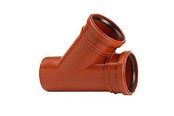 Entwässerungsprodukte - Wavin PP branch pipe 45° 160/160mm - 1553456