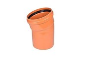 Entwässerungsprodukte - Wavin PVC bend 15° 400mm - 550525