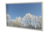 Monitorhalterung - HI-ND mounting kit - for digital signage LCD panel - landscape with polycarbonate protection - white - WC3200-0201-51