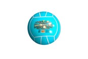 Fußball und Ballspiele - Schreuder Beach bold  Ø:21cm. 280 gr. +3år PVC - 26023