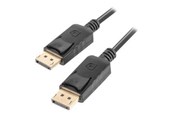 Display Kabel - Lanberg - DisplayPort cable - DisplayPort to DisplayPort - 50 cm - CA-DPDP-10CC-0005-BK