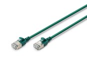 Netzwerk - Kabel - DIGITUS CAT 6A F-FTP Slim Patch Cord - Grün - 1meter - DK-1632-A-015S-G