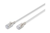 Netzwerk - Kabel - DIGITUS patch cable - 1 m - grey - Grau - 1m - DK-1632-A-010S