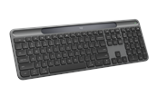 Tastaturen - Logitech K980 Signature Slim Solar+ Wireless - Tastaturen - Dänisch/Norwegisch/Schwedisch/Finnisch - Grau - 920-013762