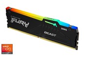 RAM - Kingston FURY Beast RGB DDR5-5600 - 32GB - CL40 - Single Channel (1 pcs) - AMD EXPO - Schwarz - KF556C40BB2A-32
