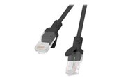 Netzwerk - Kabel - Lanberg patch cable - 50 cm - RAL 9004 black - Schwarz - 0.5m - PCU5-10CC-0050-BK