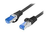 Netzwerk - Kabel - Lanberg patch cable - 1 m - RAL 9004 black - Schwarz - 1m - PCF6A-10CC-0100-BK