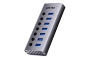 USB-Hubs - Unitek H1314A - hub - 7-in-1 individual switches - 7 ports USB-Hubs - USB 3.2 - 7 - Grau - H1314A01-EU