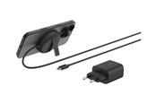 Handys - Adapter und Ladegeräte - Belkin BoostCharge Pro wireless charging pad - magnetic - + AC power adapter - 15 Watt - WIA011KQBK