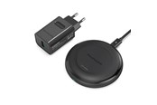 Handys - Adapter und Ladegeräte - RAVPower Wireless 10W Qi Charger incl. Quick Charge 3.0 wall charger Black - RP-PC034