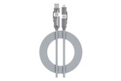 USB Kabel - Riversong Hercules C7 66W 4-in-1 USB-A USB-C Lightning Grey - CT63