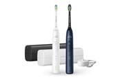 Elektrische Zahnbürsten - Philips Elektrische Zahnbürste Sonicare 5500 series HX7119 - tooth brush - white/navy blue - HX7119/01