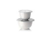 Küchenzubehör - Rosti - Margrethe bowls Set of 2 + lids - White - 29928