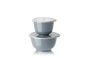 Küchenzubehör - Rosti - Margrethe bowls Set of 2 + lids - Dusty Blue - 29934