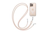USB Kabel - Satechi OntheGo Crossbody Lanyard with multi-device charging cable - Desert Rose - ST-LOTGLR