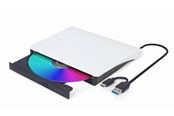 Optisches Laufwerk (DVD / BR / Floppy) - Gembird DVD-USB-031-BW - Extern - DVD-RW (Brenner) - USB 3.1 Gen 1 - Weiß - DVD-USB-031-BW