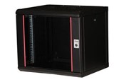 Rack-Gehäuse - Equip Pro Mount - rack - 600x450 mm with glass door removable and lockable panels assembled - 9U - EPM-09-6045-B-CBAA