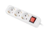 Stromkabel (Extern) - Lanberg - power strip - with circuit breaker - 2500 Watt - PS1-03F-0150-W