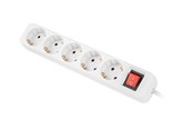 Stromkabel (Extern) - Lanberg - power strip - with circuit breaker - 2500 Watt - PS1-05F-0150-W