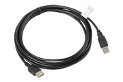 USB Kabel - Lanberg - USB extension cable - USB to USB - 3 m - CA-USBE-10CC-0030-BK