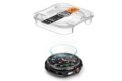 Smartwatch - Accessories - Spigen Glass tR EZ Fit 2 Pack - Samsung Galaxy Watch 8 Classic (46mm) - AGL09877