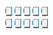 Systemzubehör - Lindy USB C Port Blockers 10pcs (Blue) - 40466