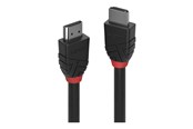 Display Kabel - Lindy Black Line HDMI cable with Ethernet - 5 m - 36474