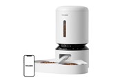 Katzen - Petlibro Granary Camera Food Dispenser with Double Bowl 5L White - PL-AF203-36W