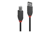 USB Kabel - Lindy Anthra Line - USB cable - USB to USB Type B - 20 cm - 36670