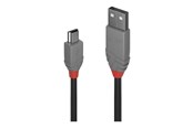 USB Kabel - Lindy Anthra Line - USB cable - USB to mini-USB Type B - 5 m - 36725