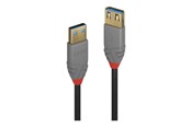 USB Kabel - Lindy Anthra Line - USB extension cable - USB Type A to USB Type A - 1 m - 36761
